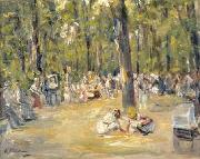 Max Liebermann Kinderspielplatz im Berliner Tiergarten oil painting artist